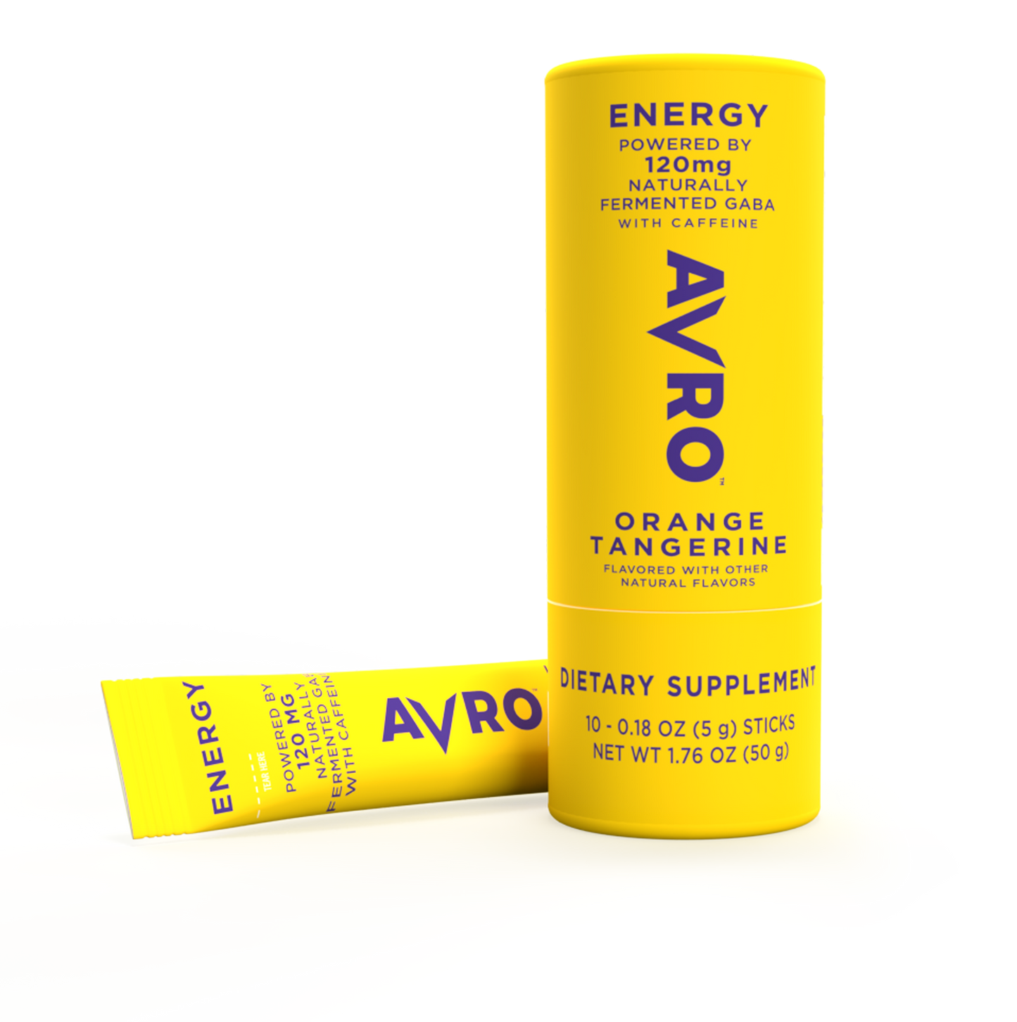 AVRO Life Energy Tube - Orange Tangerine