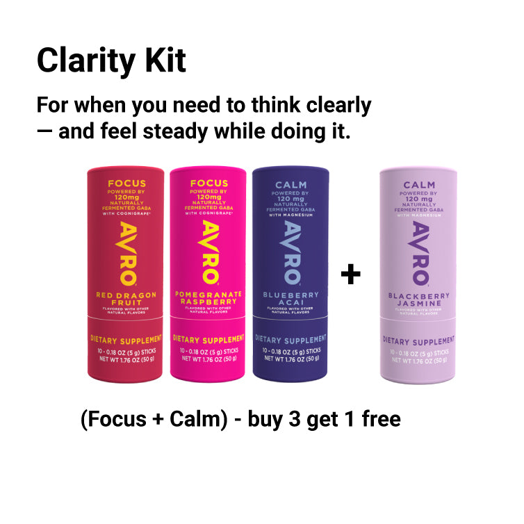 Clarity Kit (Focus + Calm) - buy 3 get 1 free - avrolife