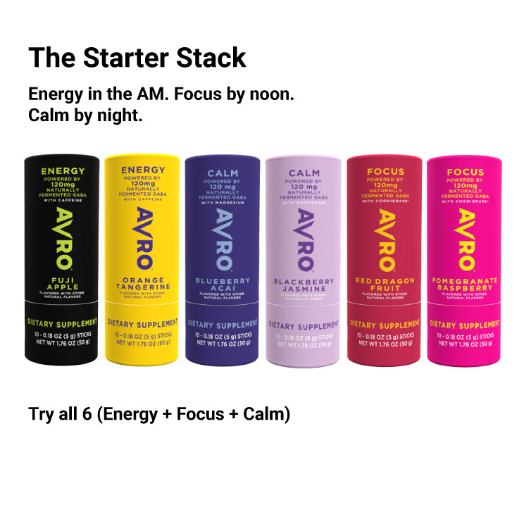 The Starter Stack (Energy + Calm + Focus) - Save 30% - avrolife