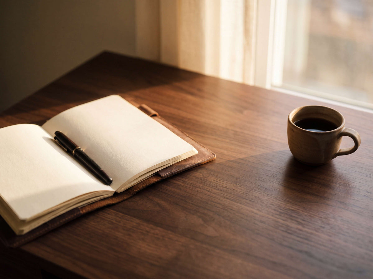 A calm, considered moment before a demanding day begins.