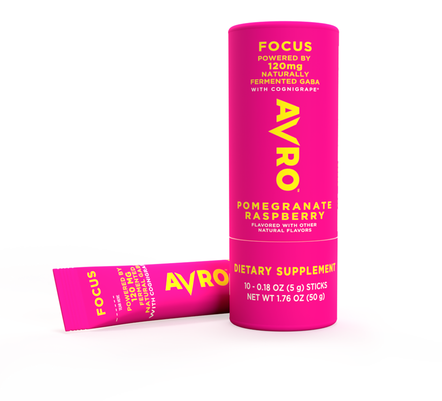 AVRO Life Focus Tube - Pomegranate Raspberry