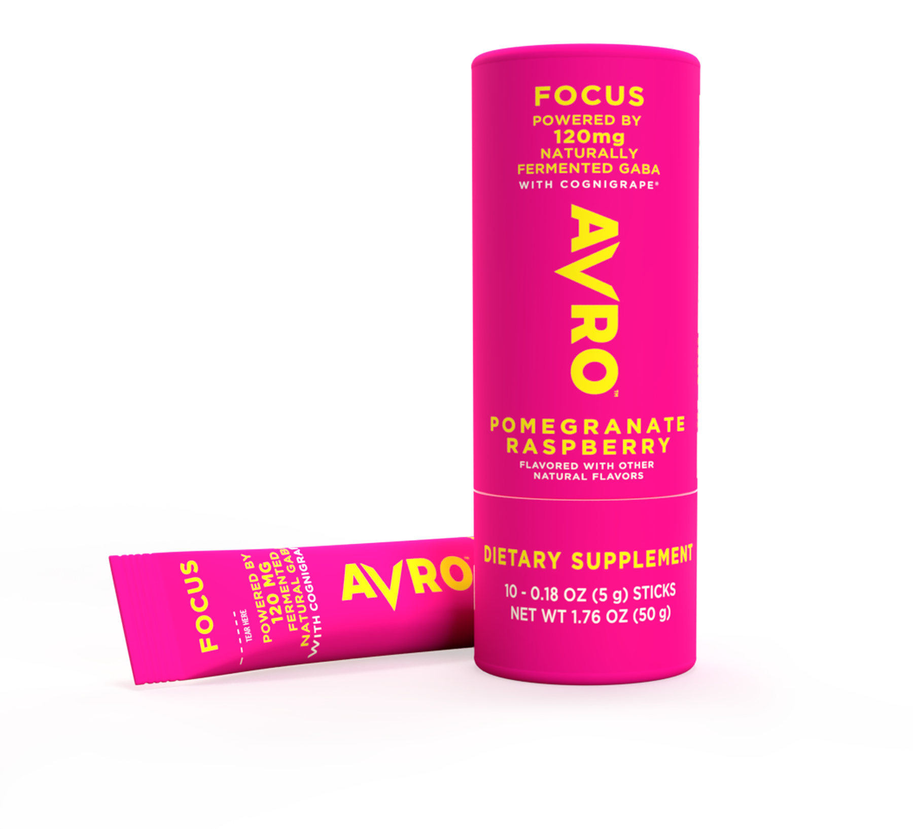 AVRO Life Focus Tube - Pomegranate Raspberry