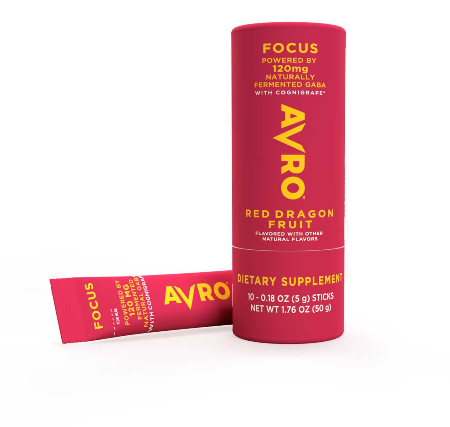 AVRO Life Focus Tube - Red Dragon Fruit