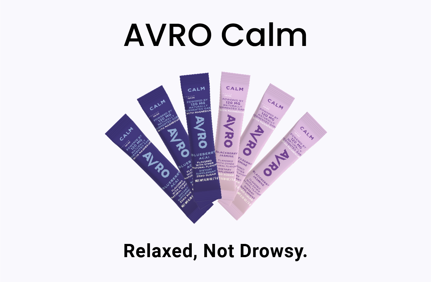 Avro Calm Relaxed, Not Drowsy.