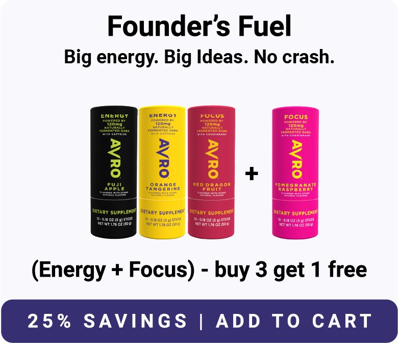 Founders Fuel (Energy + Focus) Buy 3 bottles get 1 free (25% savings)