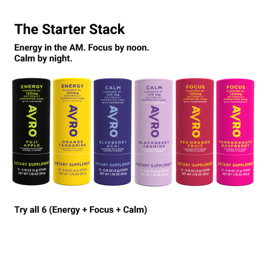 The Starter Stack (Energy + Focus + Calm) - Save 30%