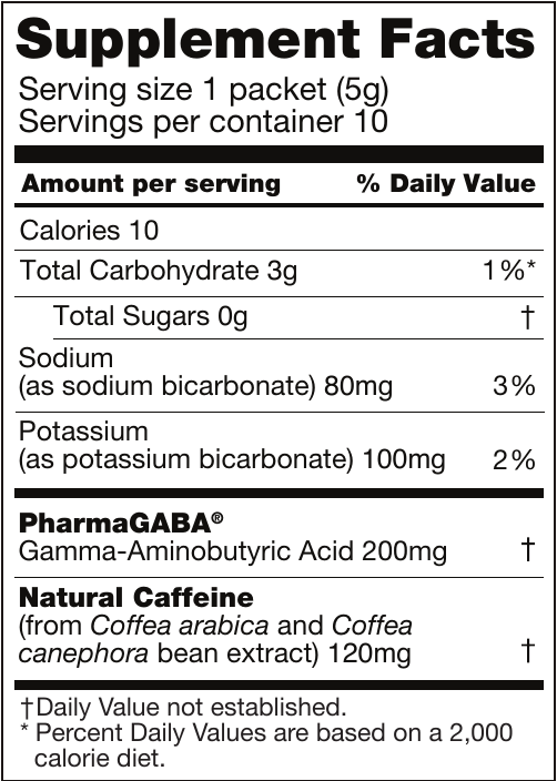 Fuji Apple Supplement Facts panel